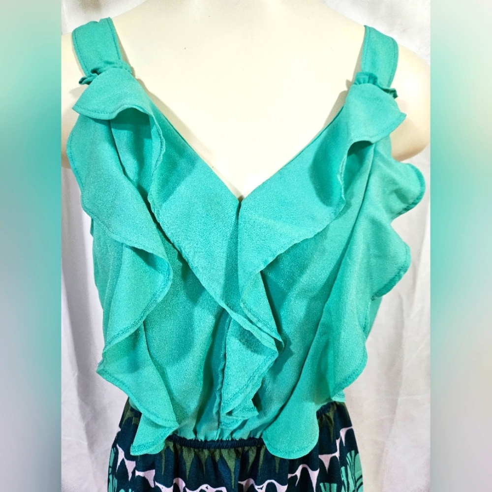 Massimo Aqua Ruffle Dress - Picture 2 of 8